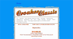 Desktop Screenshot of croakerclassic.com