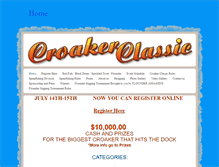 Tablet Screenshot of croakerclassic.com
